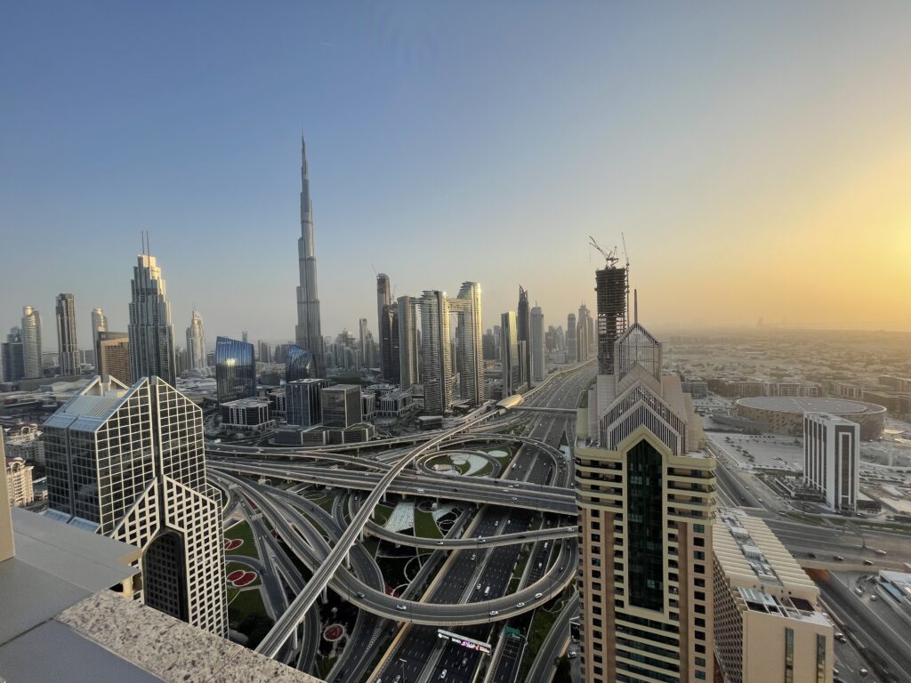 Sunrise over Burj Khalifa