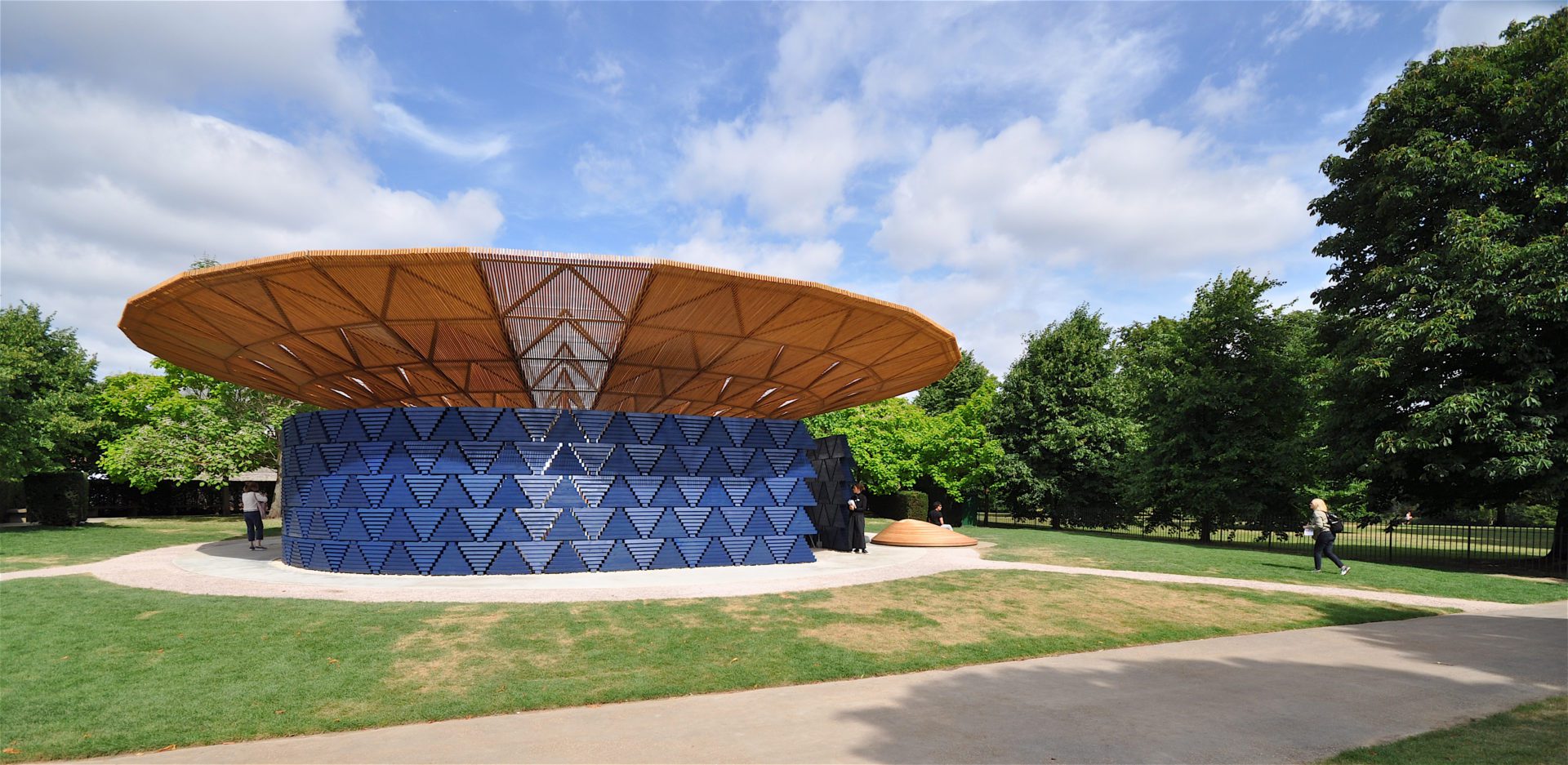 The 17th temporary Serpentine annual Summer Pavilion is designed this year by African architect Francis Kéré