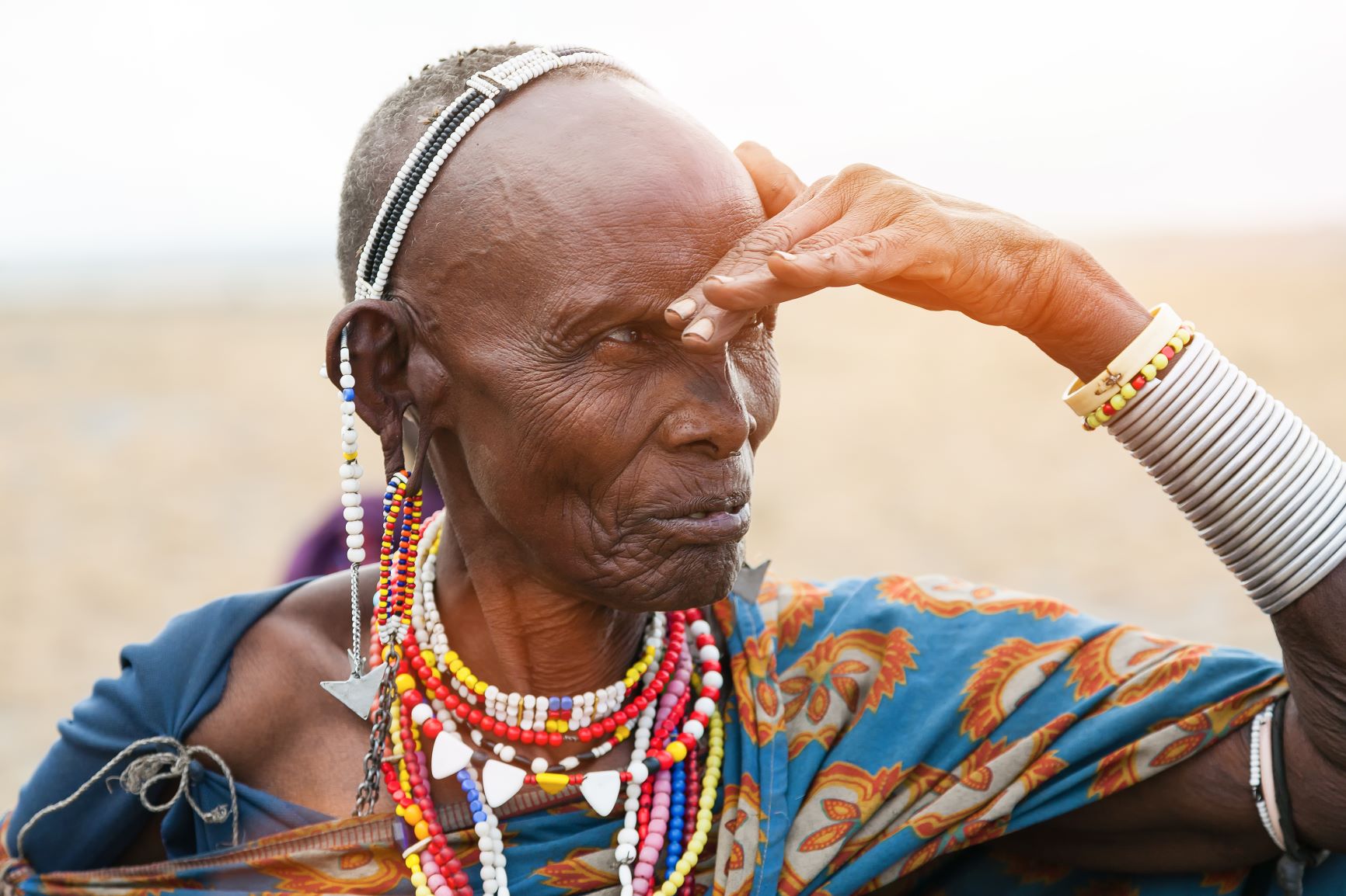 Elderly woman from the Maasai tribe in Kenya. Photo credit: Shutterstock