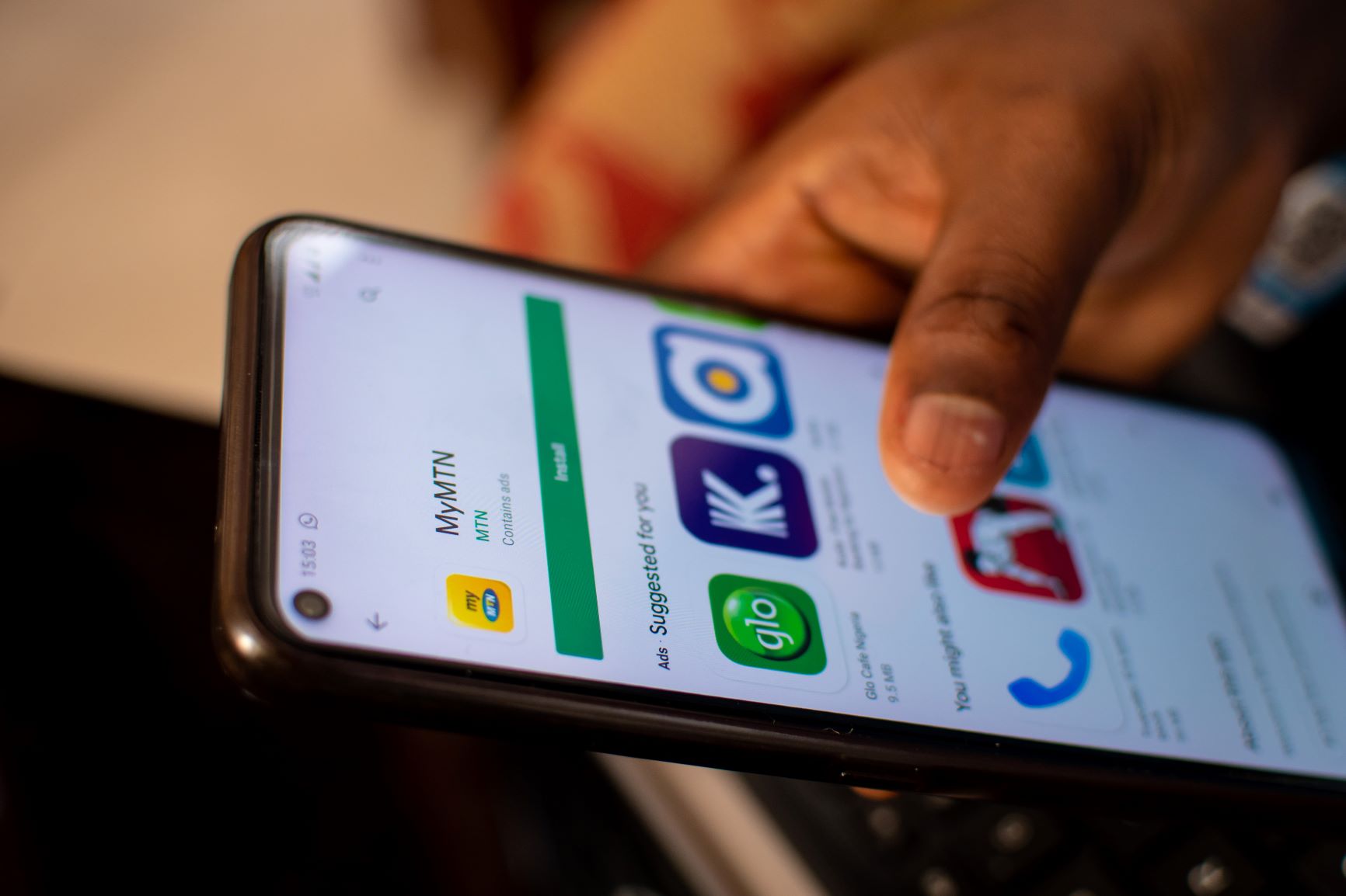 MTN is the leading telecommunications provider in Nigeria with over 40% of the market share beating Glo into second place with 27.13% of market share and Airtel with 27.03%.  Editorial credit: i_am_zews / Shutterstock.com