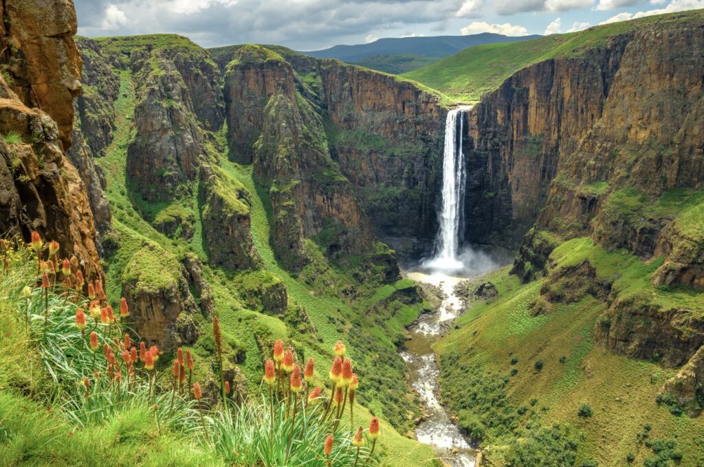 Maletsunyane Falls in Lesotho.