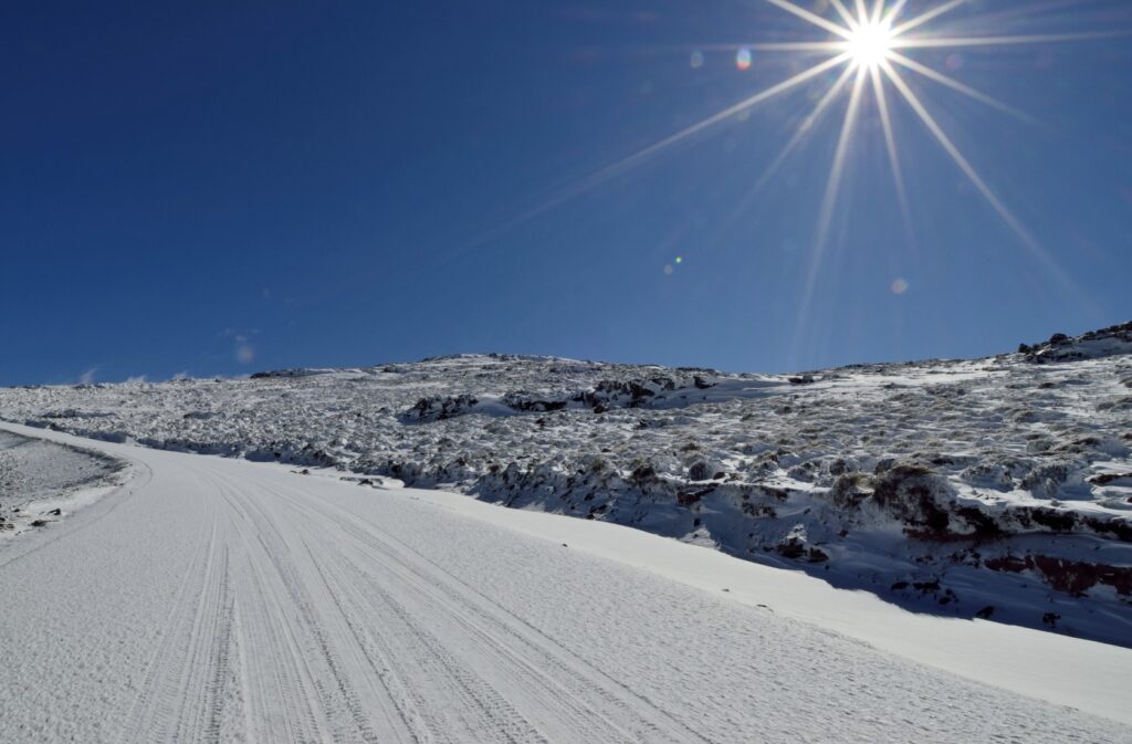 Lesotho snow