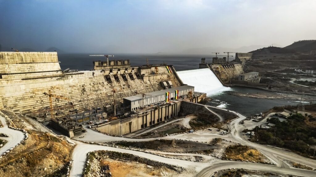 Dam under construction